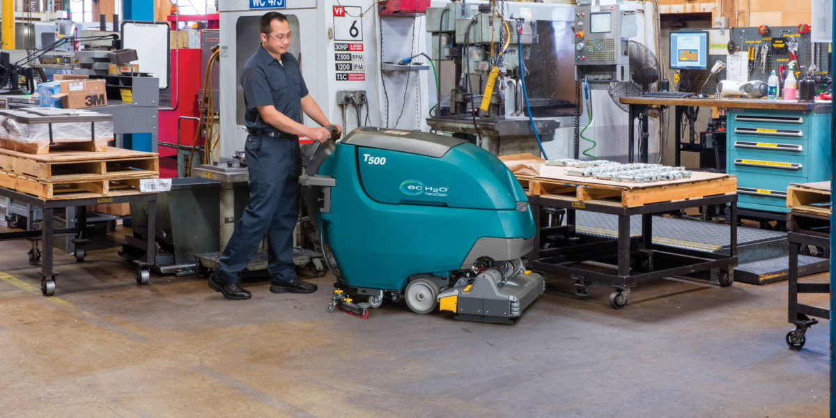 Tennant T500E 28" Cylindrical Autoscrubber